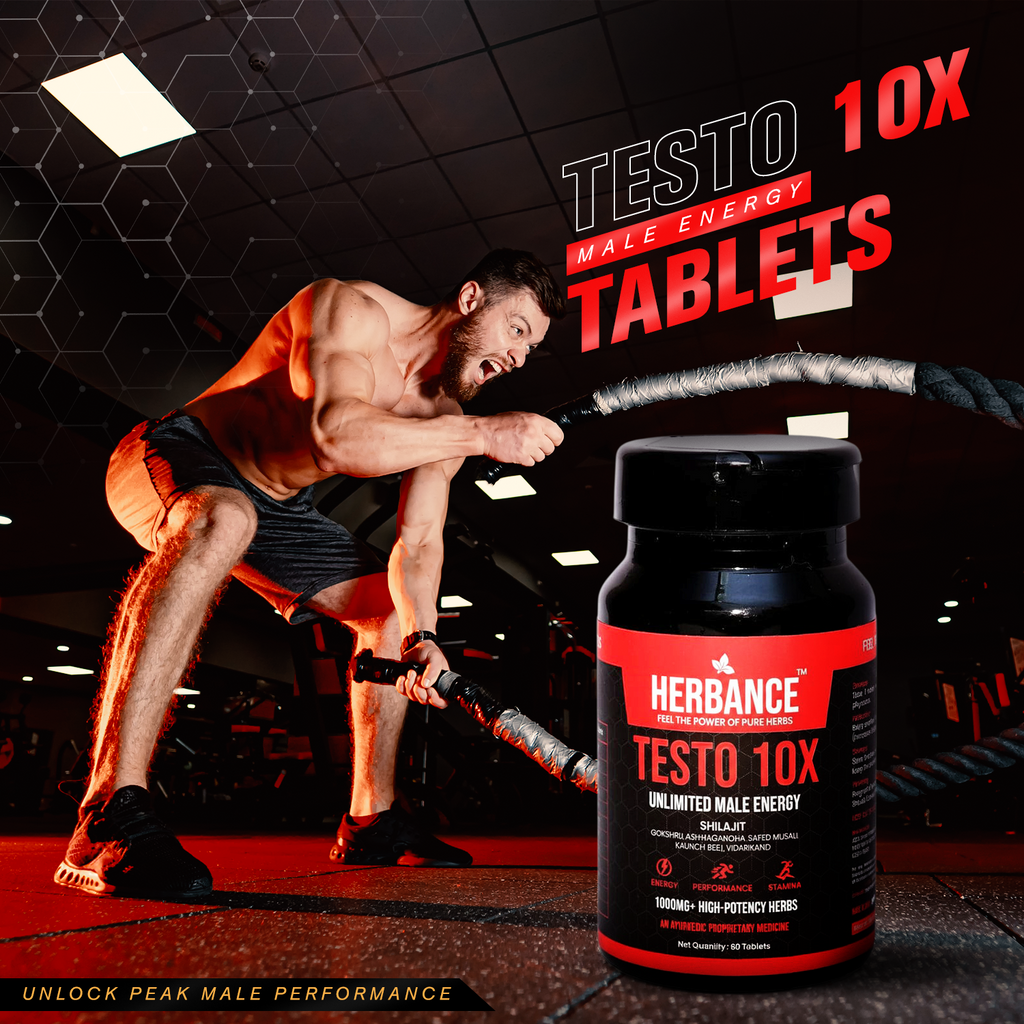 Herbance Testo 10X – Unlimited Male Energy