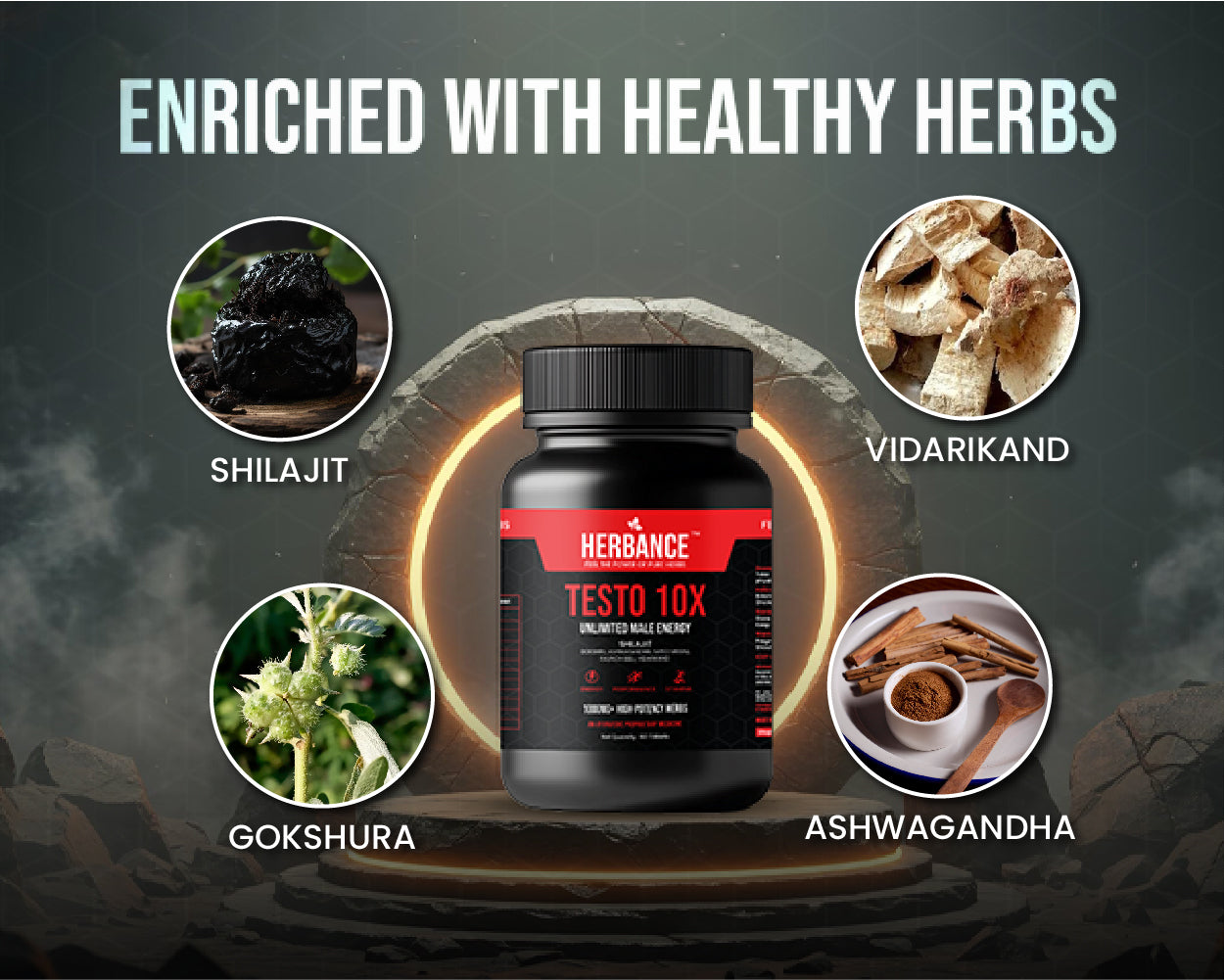 Herbance Testo 10X – Unlimited Male Energy